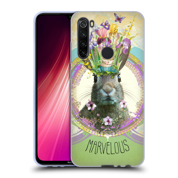 Duirwaigh Boho Animals Rabbit Soft Gel Case for Xiaomi Redmi Note 8T