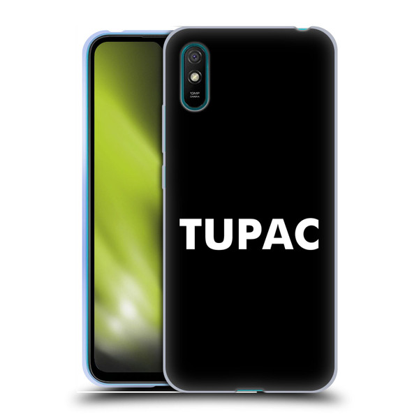 Tupac Shakur Logos Sans Serif Soft Gel Case for Xiaomi Redmi 9A / Redmi 9AT