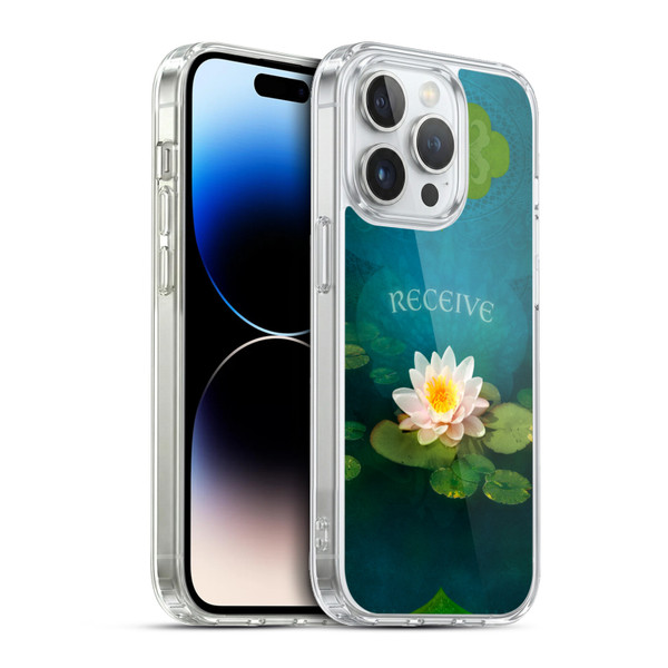 Duirwaigh God Receive Lotus Soft Gel Case for Apple iPhone 13 Pro & MagSafe