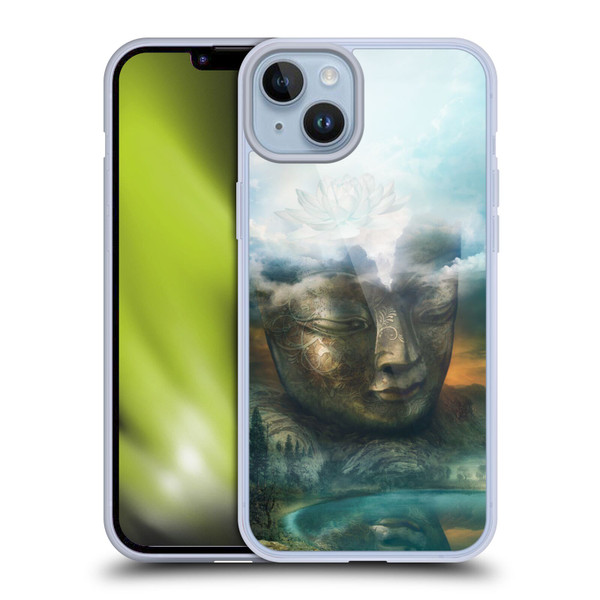 Duirwaigh God Buddha Soft Gel Case for Apple iPhone 14 Plus