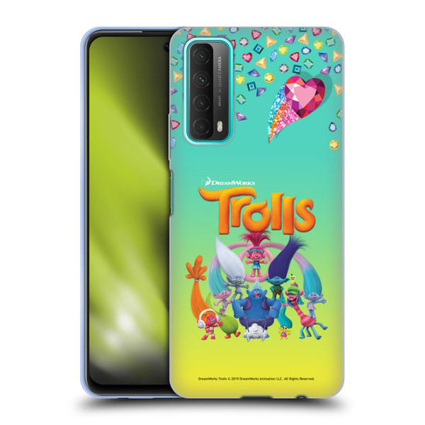 Trolls Snack Pack Group Soft Gel Case for Huawei P Smart (2021)