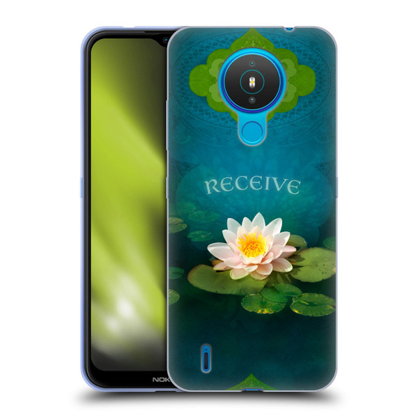 Duirwaigh God Receive Lotus Soft Gel Case for Nokia 1.4