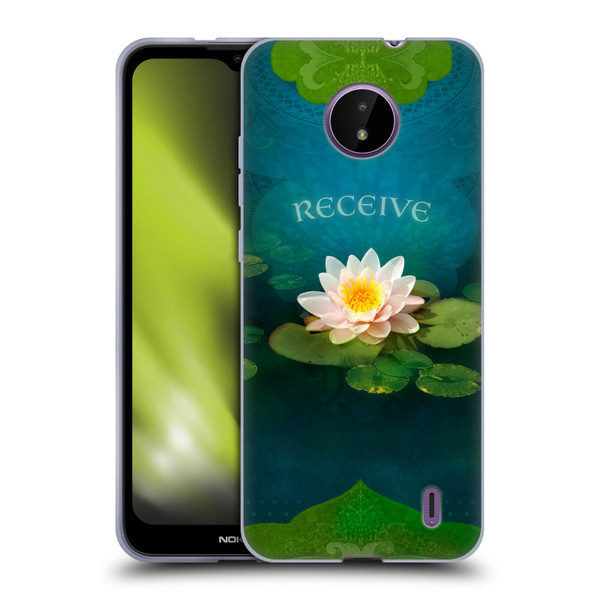 Duirwaigh God Receive Lotus Soft Gel Case for Nokia C10 / C20