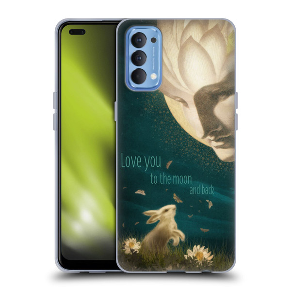Duirwaigh God Moon Soft Gel Case for OPPO Reno 4 5G