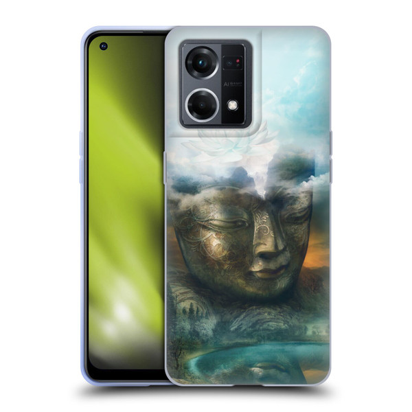 Duirwaigh God Buddha Soft Gel Case for OPPO Reno8 4G