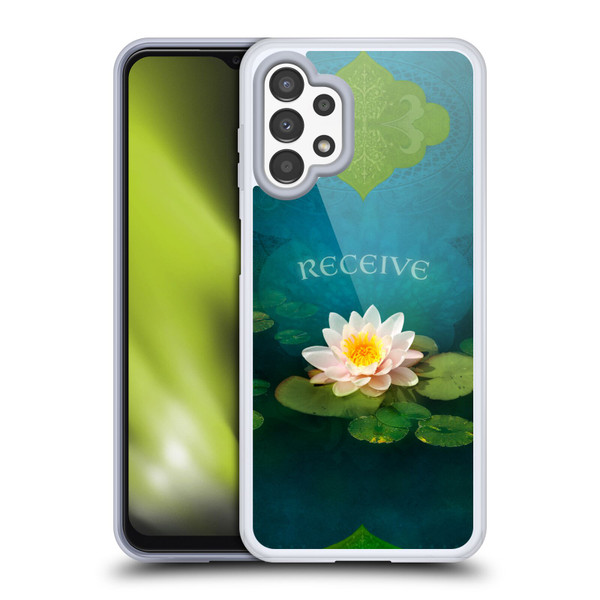 Duirwaigh God Receive Lotus Soft Gel Case for Samsung Galaxy A13 (2022)