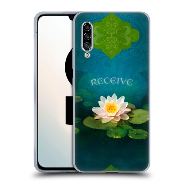 Duirwaigh God Receive Lotus Soft Gel Case for Samsung Galaxy A90 5G (2019)