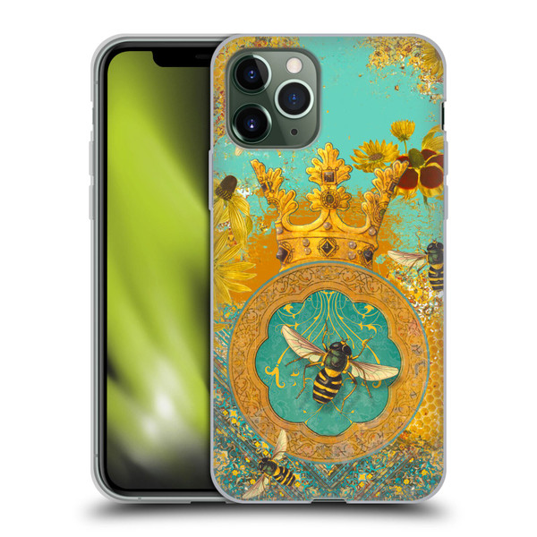 Duirwaigh Insects Bee Soft Gel Case for Apple iPhone 11 Pro