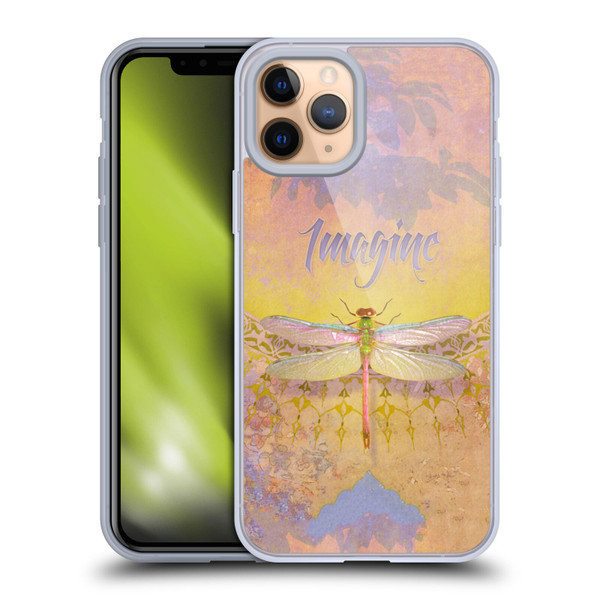Duirwaigh Insects Dragonfly 2 Soft Gel Case for Apple iPhone 11 Pro