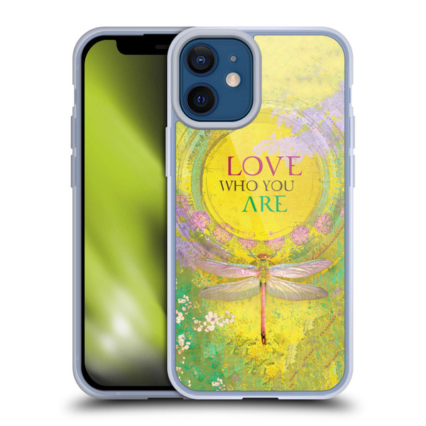 Duirwaigh Insects Dragonfly 3 Soft Gel Case for Apple iPhone 12 Mini