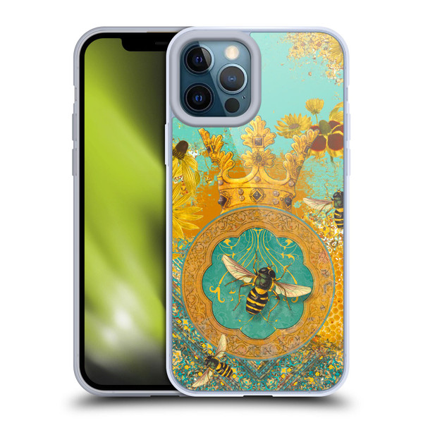 Duirwaigh Insects Bee Soft Gel Case for Apple iPhone 12 Pro Max