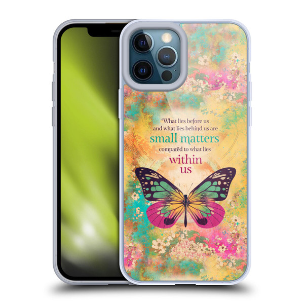 Duirwaigh Insects Butterfly 2 Soft Gel Case for Apple iPhone 12 Pro Max