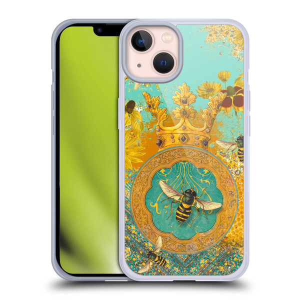 Duirwaigh Insects Bee Soft Gel Case for Apple iPhone 13
