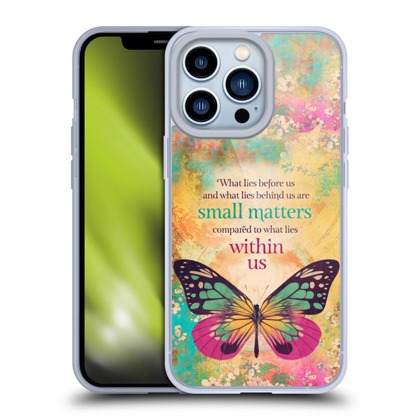 Duirwaigh Insects Butterfly 2 Soft Gel Case for Apple iPhone 13 Pro