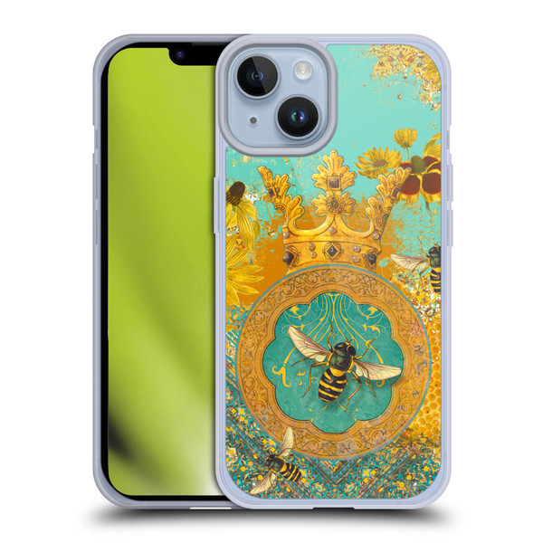 Duirwaigh Insects Bee Soft Gel Case for Apple iPhone 14