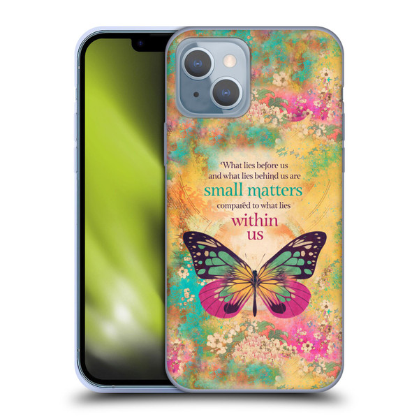 Duirwaigh Insects Butterfly 2 Soft Gel Case for Apple iPhone 14