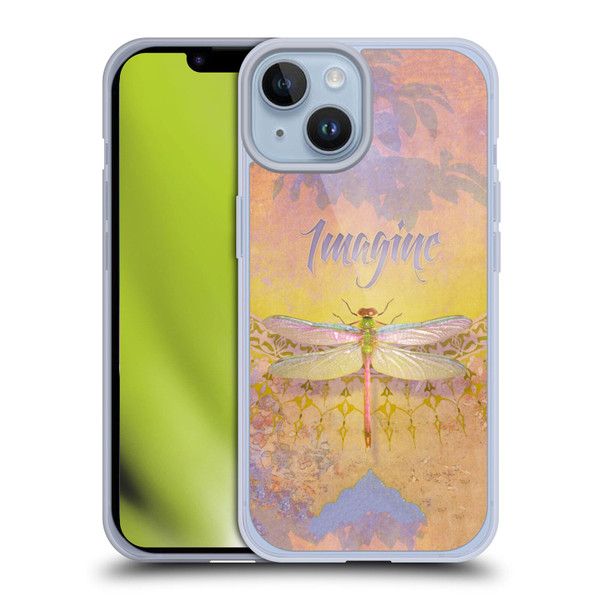 Duirwaigh Insects Dragonfly 2 Soft Gel Case for Apple iPhone 14
