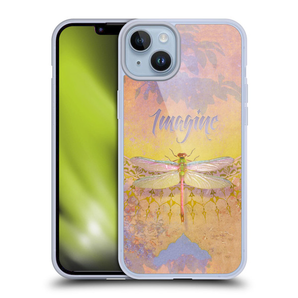 Duirwaigh Insects Dragonfly 2 Soft Gel Case for Apple iPhone 14 Plus