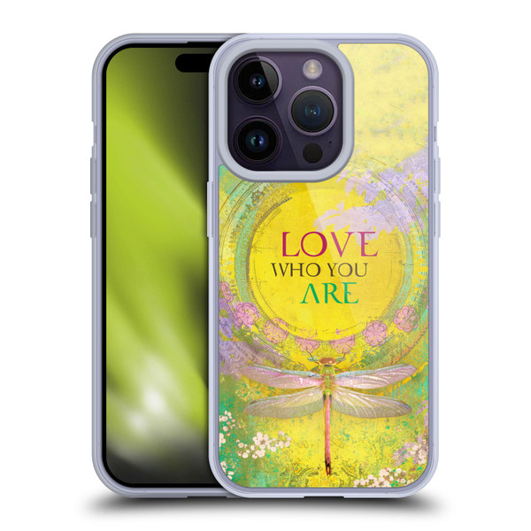 Duirwaigh Insects Dragonfly 3 Soft Gel Case for Apple iPhone 14 Pro