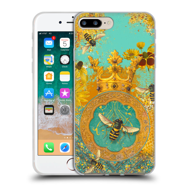 Duirwaigh Insects Bee Soft Gel Case for Apple iPhone 7 Plus / iPhone 8 Plus