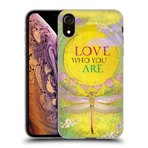 Duirwaigh Insects Dragonfly 3 Soft Gel Case for Apple iPhone XR