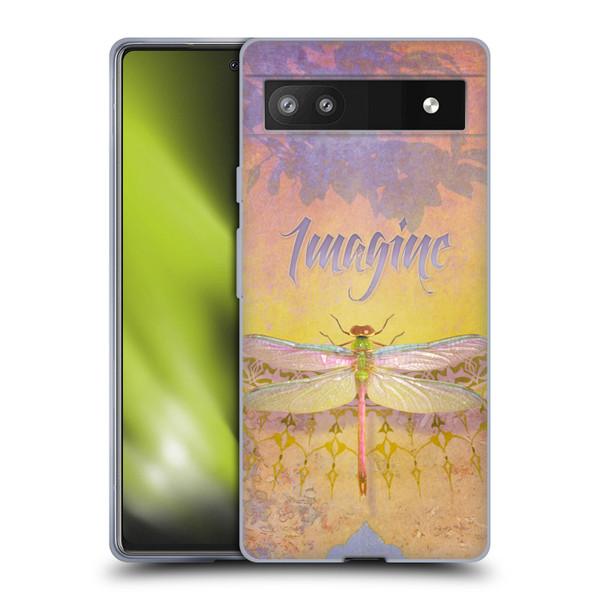 Duirwaigh Insects Dragonfly 2 Soft Gel Case for Google Pixel 6a