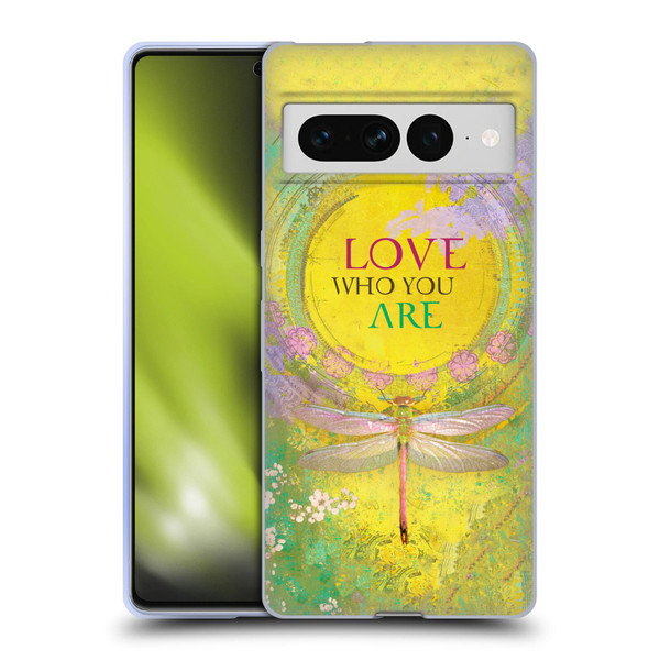 Duirwaigh Insects Dragonfly 3 Soft Gel Case for Google Pixel 7 Pro