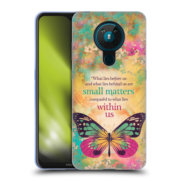 Duirwaigh Insects Butterfly 2 Soft Gel Case for Nokia 5.3