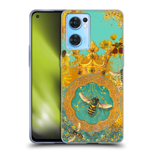 Duirwaigh Insects Bee Soft Gel Case for OPPO Reno7 5G / Find X5 Lite