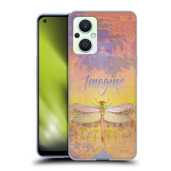 Duirwaigh Insects Dragonfly 2 Soft Gel Case for OPPO Reno8 Lite