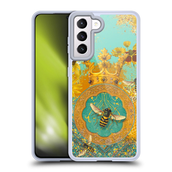 Duirwaigh Insects Bee Soft Gel Case for Samsung Galaxy S21 5G