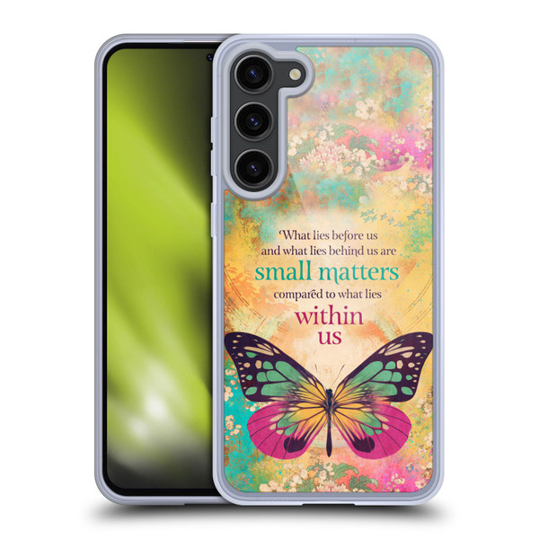 Duirwaigh Insects Butterfly 2 Soft Gel Case for Samsung Galaxy S23+ 5G