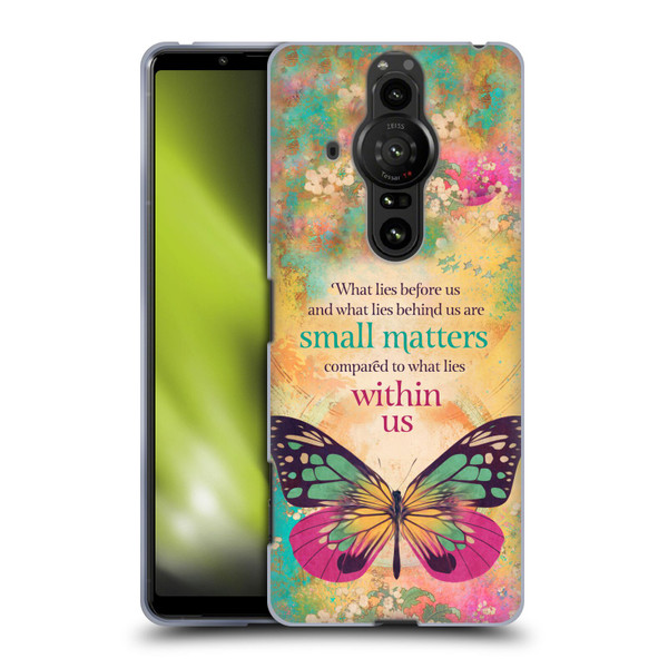 Duirwaigh Insects Butterfly 2 Soft Gel Case for Sony Xperia Pro-I