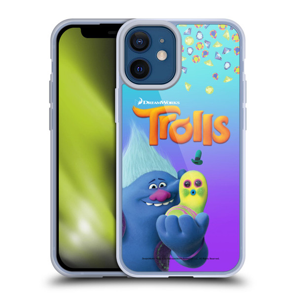 Trolls Snack Pack Biggie & Mr. Dinkles Soft Gel Case for Apple iPhone 12 Mini
