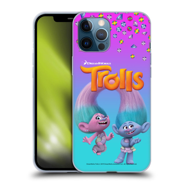 Trolls Snack Pack Satin & Chenille Soft Gel Case for Apple iPhone 12 Pro Max