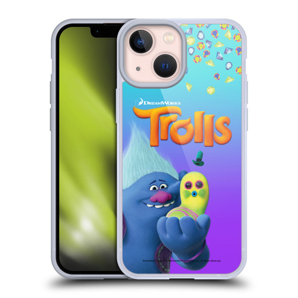 Trolls Snack Pack Biggie & Mr. Dinkles Soft Gel Case for Apple iPhone 13 Mini