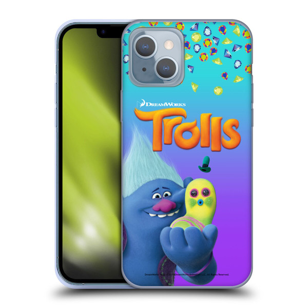 Trolls Snack Pack Biggie & Mr. Dinkles Soft Gel Case for Apple iPhone 14