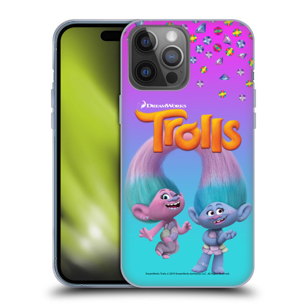 Trolls Snack Pack Satin & Chenille Soft Gel Case for Apple iPhone 14 Pro Max