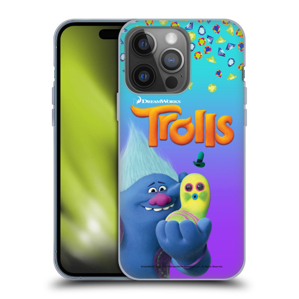 Trolls Snack Pack Biggie & Mr. Dinkles Soft Gel Case for Apple iPhone 14 Pro