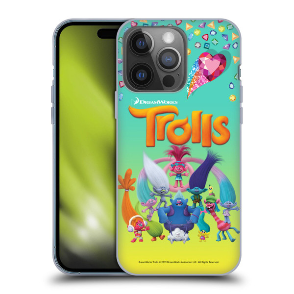 Trolls Snack Pack Group Soft Gel Case for Apple iPhone 14 Pro