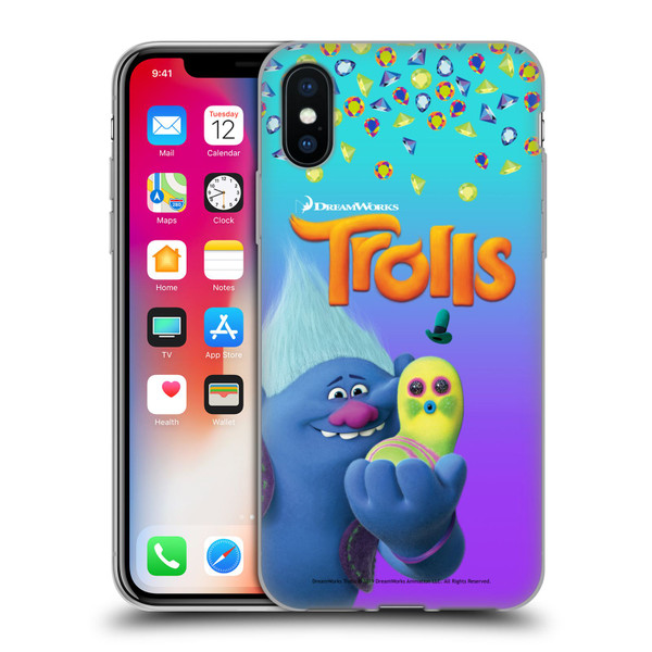 Trolls Snack Pack Biggie & Mr. Dinkles Soft Gel Case for Apple iPhone X / iPhone XS