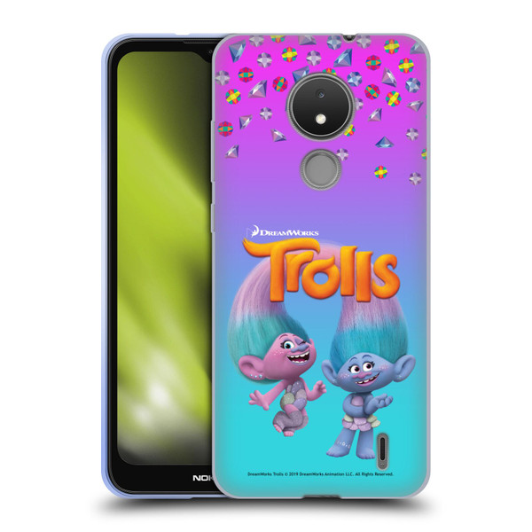 Trolls Snack Pack Satin & Chenille Soft Gel Case for Nokia C21