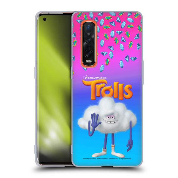 Trolls Snack Pack Cloud Guy Soft Gel Case for OPPO Find X2 Pro 5G