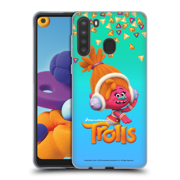 Trolls Snack Pack DJ Suki Soft Gel Case for Samsung Galaxy A21 (2020)