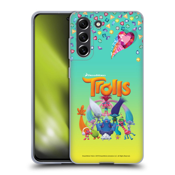 Trolls Snack Pack Group Soft Gel Case for Samsung Galaxy S21 FE 5G