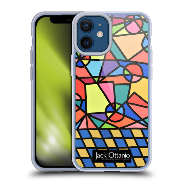 Jack Ottanio Art Caos Geometrico Organizzato Soft Gel Case for Apple iPhone 12 Mini