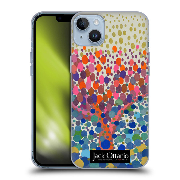 Jack Ottanio Art The Tree On The Moon Soft Gel Case for Apple iPhone 14 Plus