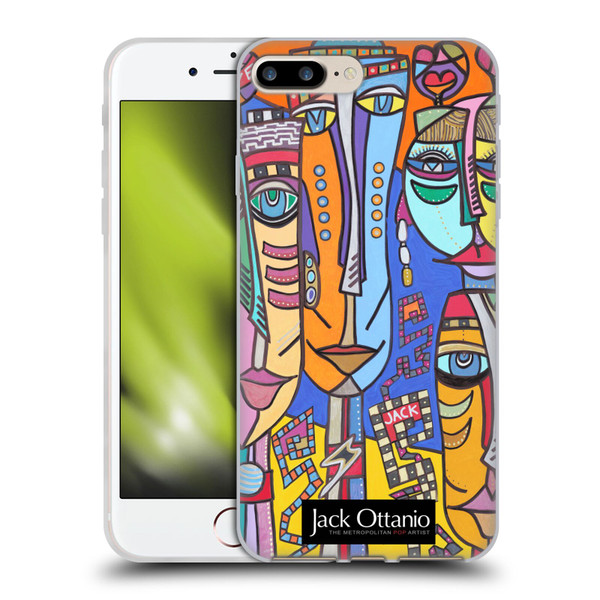 Jack Ottanio Art Naylari Twins Soft Gel Case for Apple iPhone 7 Plus / iPhone 8 Plus