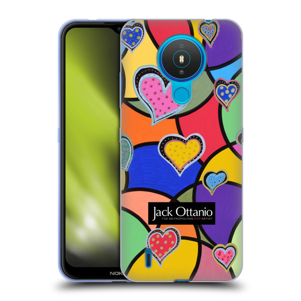 Jack Ottanio Art Hearts Of Diamonds Soft Gel Case for Nokia 1.4