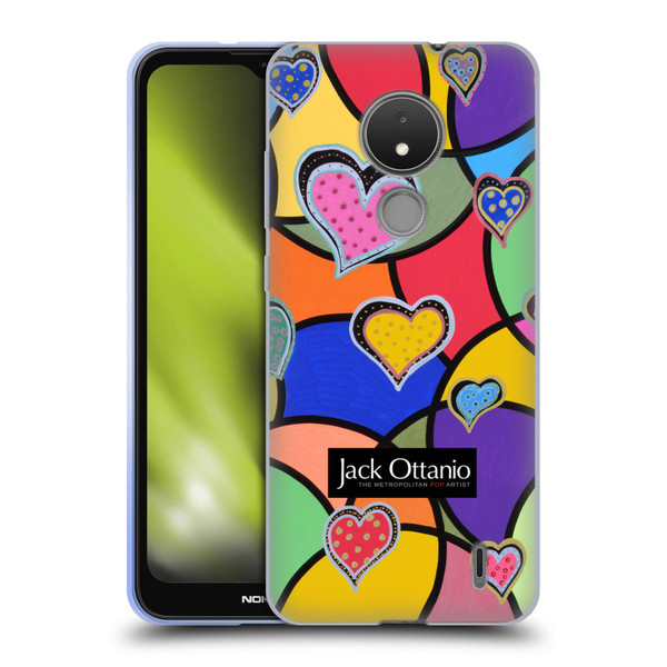 Jack Ottanio Art Hearts Of Diamonds Soft Gel Case for Nokia C21